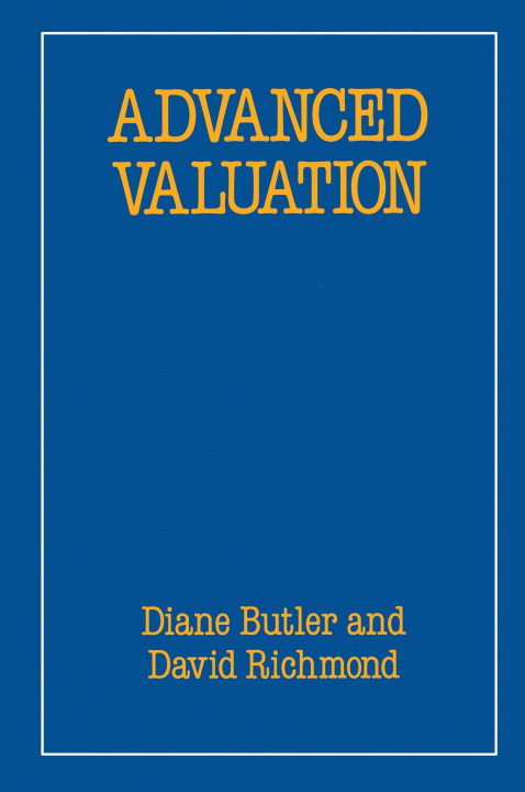 Knjiga Advanced Valuation Diane Butler