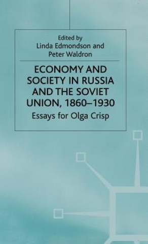 Książka Economy and Society in Russia and the Soviet Union, 1860-1930 Linda Edmondson