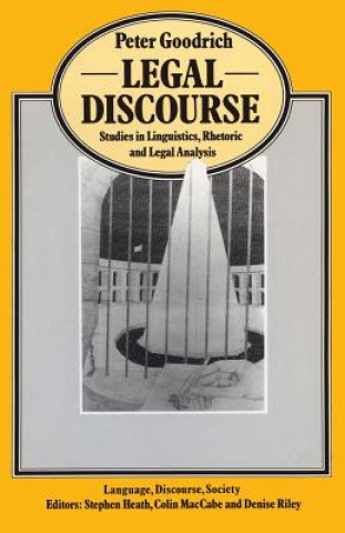 Kniha Legal Discourse Peter Goodrich