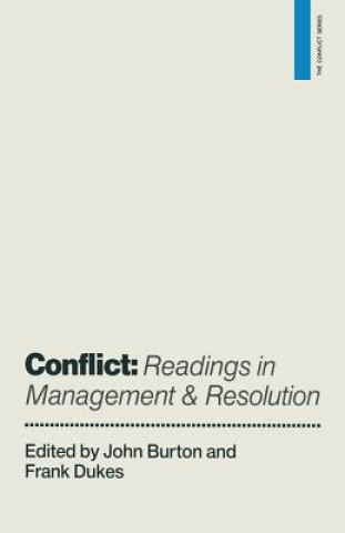 Carte Conflict: Readings in Management and Resolution John Burton