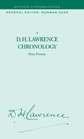 Kniha D.H. Lawrence Chronology Peter Preston