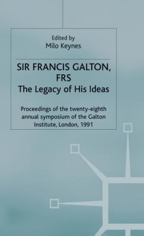 Kniha Sir Francis Galton, FRS Milo Keynes