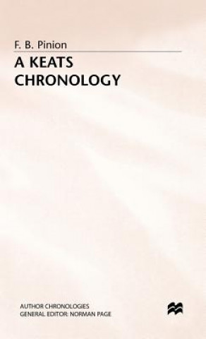 Kniha Keats Chronology F. B. Pinion
