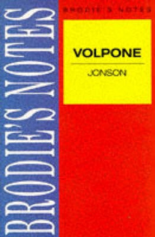 Book Jonson: Volpone Ray Wilkinson