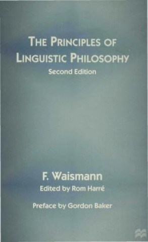 Carte Principles of Linguistic Philosophy Friedrich Waismann