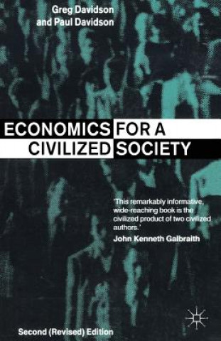 Libro Economics for a Civilized Society Greg Davidson