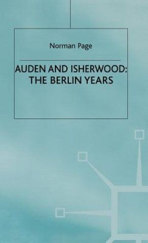 Könyv Auden and Isherwood Norman Page