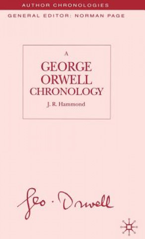 Książka George Orwell Chronology J. R. Hammond