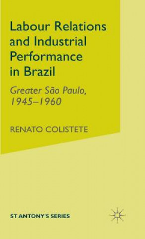 Kniha Labour Relations and Industrial Performance in Brazil Renato Colistete