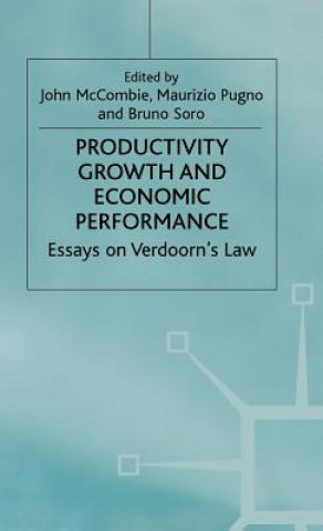 Książka Productivity Growth and Economic Performance J. McCombie