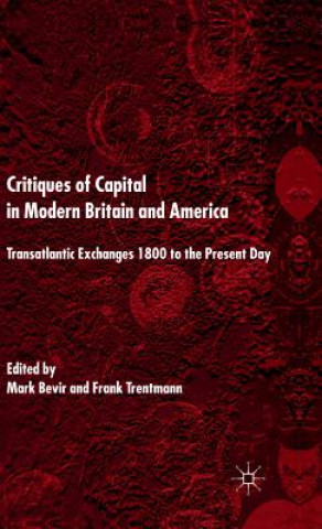 Könyv Critiques of Capital in Modern Britain and America M. Bevir