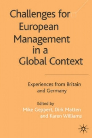 Kniha Challenges for European Management in a Global Context M. Geppert