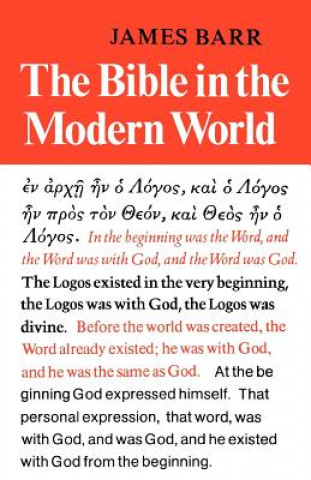 Kniha Bible in the Modern World James Barr