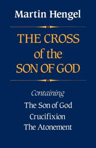 Book Cross of the Son of God Martin Hengel