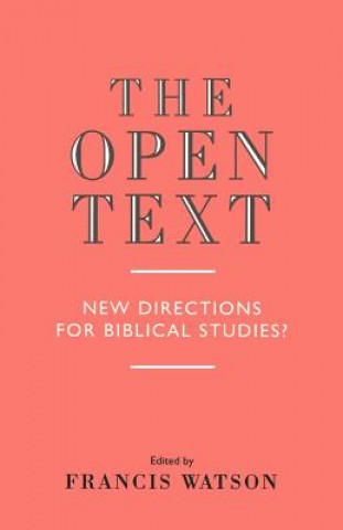 Książka Open Text Francis Watson