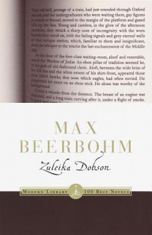 Carte Zuleika Dobson Max Beerbohm