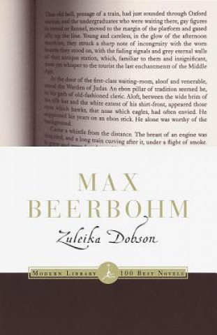 Knjiga Zuleika Dobson Max Beerbohm