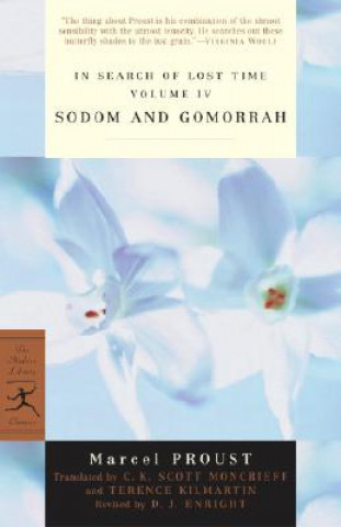 Kniha In Search of Lost Time Volume IV Sodom and Gomorrah Marcel Proust