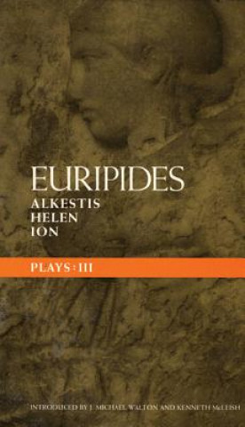 Kniha Euripides Plays: 3 Euripides