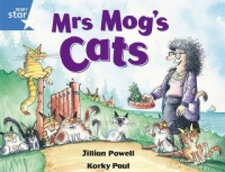 Książka Rigby Star Guided 1 Blue Level: Mrs Mog's Cats Pupil Book (single) Jillian Powell