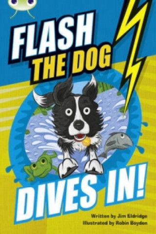 Libro Bug Club Independent Fiction Year 3 Brown B Flash the Dog Dives In! Jim Eldridge