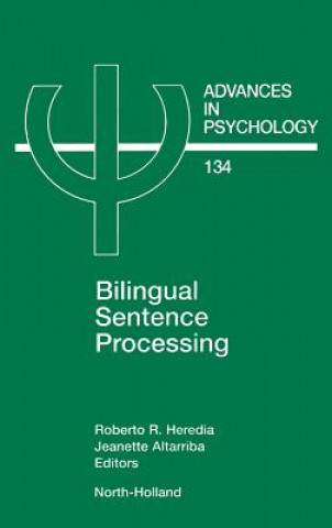 Kniha Bilingual Sentence Processing Roberto Heredia