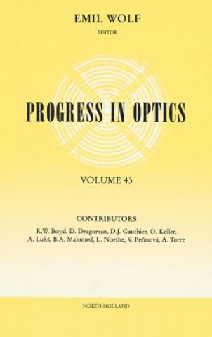 Kniha Progress in Optics Emil Wolf