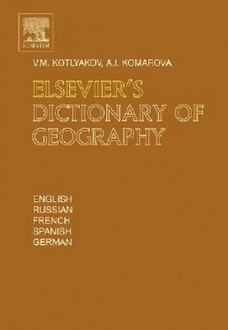 Carte Elsevier's Dictionary of Geography Vladimir Mikhailovich Kotlyakov
