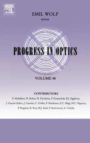 Kniha Progress in Optics Emil Wolf