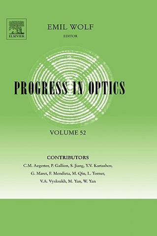 Livre Progress in Optics C. M. Aegerter