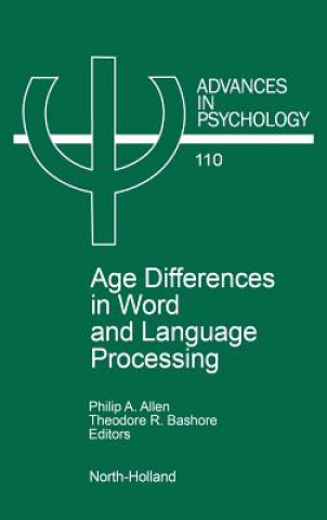 Knjiga Age Differences in Word and Language Processing ALLEN