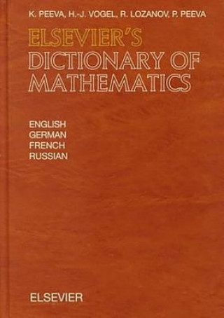 Carte Elsevier's Dictionary of Mathematics K. Peeva