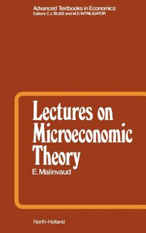 Kniha Lectures on Microeconomic Theory Edmond Malinvaud