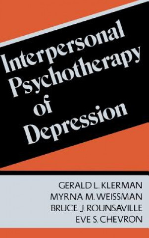 Carte Interpersonal Psychotherapy Of Depression Gerald L. Klerman