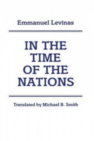 Book In the Time of the Nations Emmanuel Lévinas