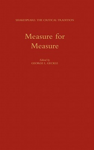 Kniha "Measure for Measure" George L. Geckle