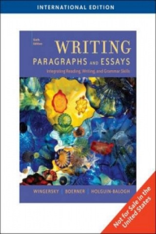 Knjiga Writing Paragraphs and Essays, International Edition Joy Wingersky