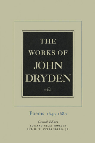 Carte Works of John Dryden, Volume I John Dryden