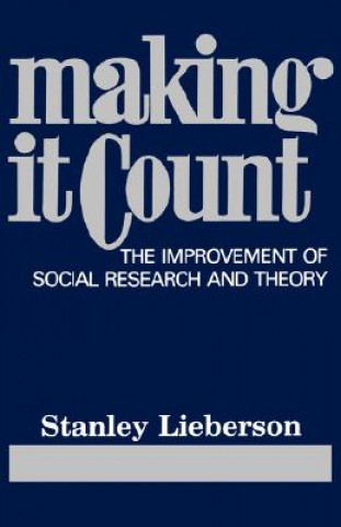 Livre Making It Count Stanley Lieberson