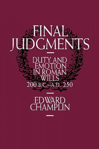 Book Final Judgments Edward Champlin