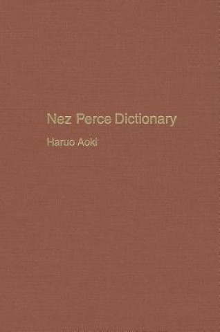 Książka Nez Perce Dictionary Haruo Aoki