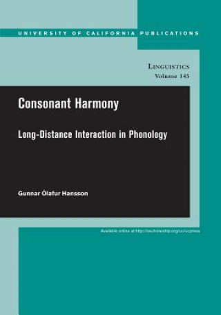 Knjiga Consonant Harmony Gunnar Olafur Hansson