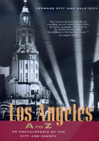 Book Los Angeles A to Z Leonard Pitt