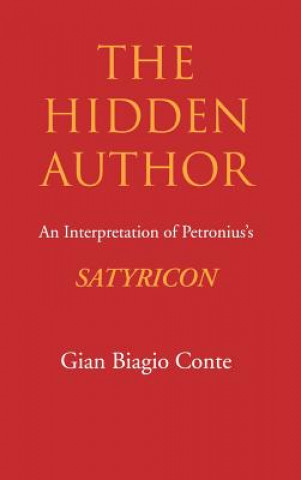 Buch Hidden Author Gian Biagio Conte