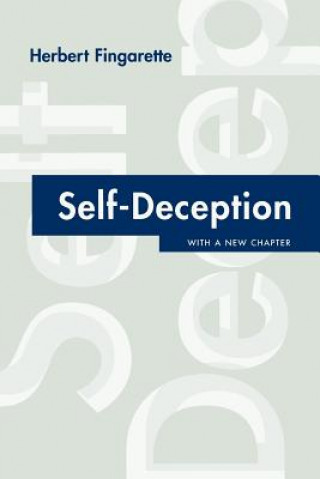 Kniha Self-Deception Herbert Fingarette