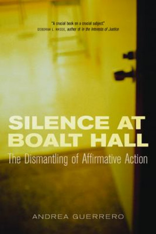 Kniha Silence at Boalt Hall Andrea Guerrero