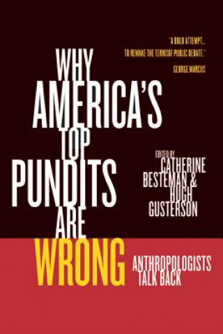 Kniha Why America's Top Pundits Are Wrong Catherine Besteman