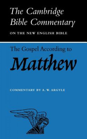 Libro Gospel according to Matthew A.W. Argyle