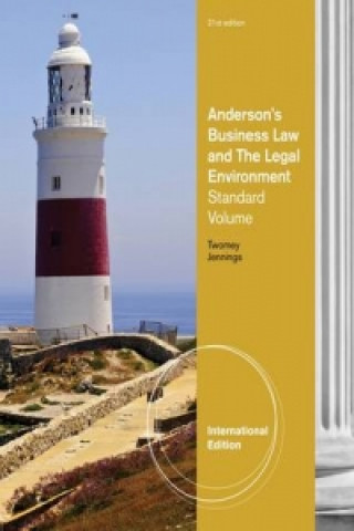 Książka Anderson's Business Law and the Legal Environment, Standard Volume, International Edition David P. Twomey