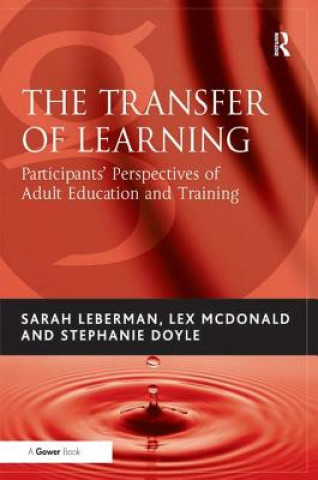 Kniha Transfer of Learning Sarah Leberman